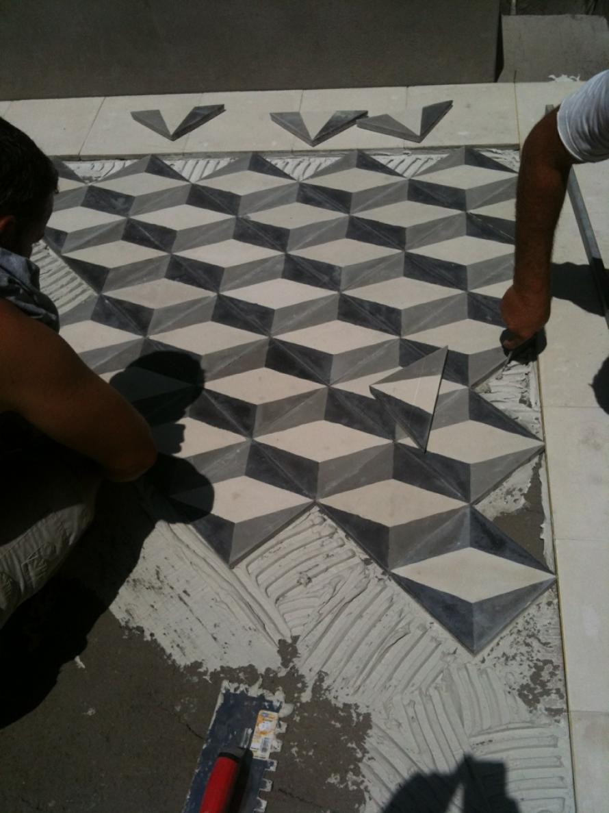 Town House Restoration courtyard