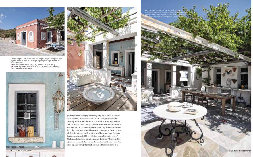 Instyle Home Turkey 2012 Yria Ceramics Paros Island Greece Makers Of Fine Porcelain And Stoneware Utilitarian Objects Jewelry And Bombonieras